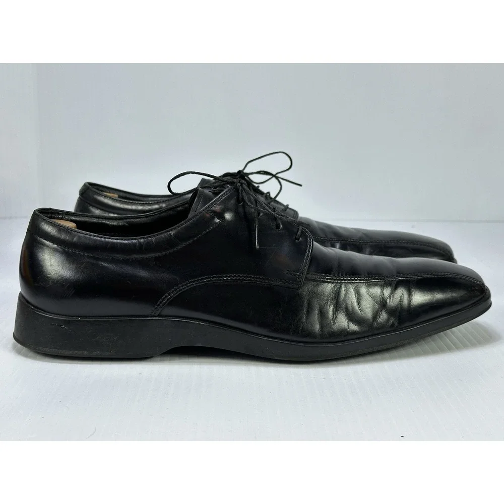 Cole Haan NikeAir Men's Black Leather Comfort Oxford Lace Up Shoes Size‎ 9 1/2 M